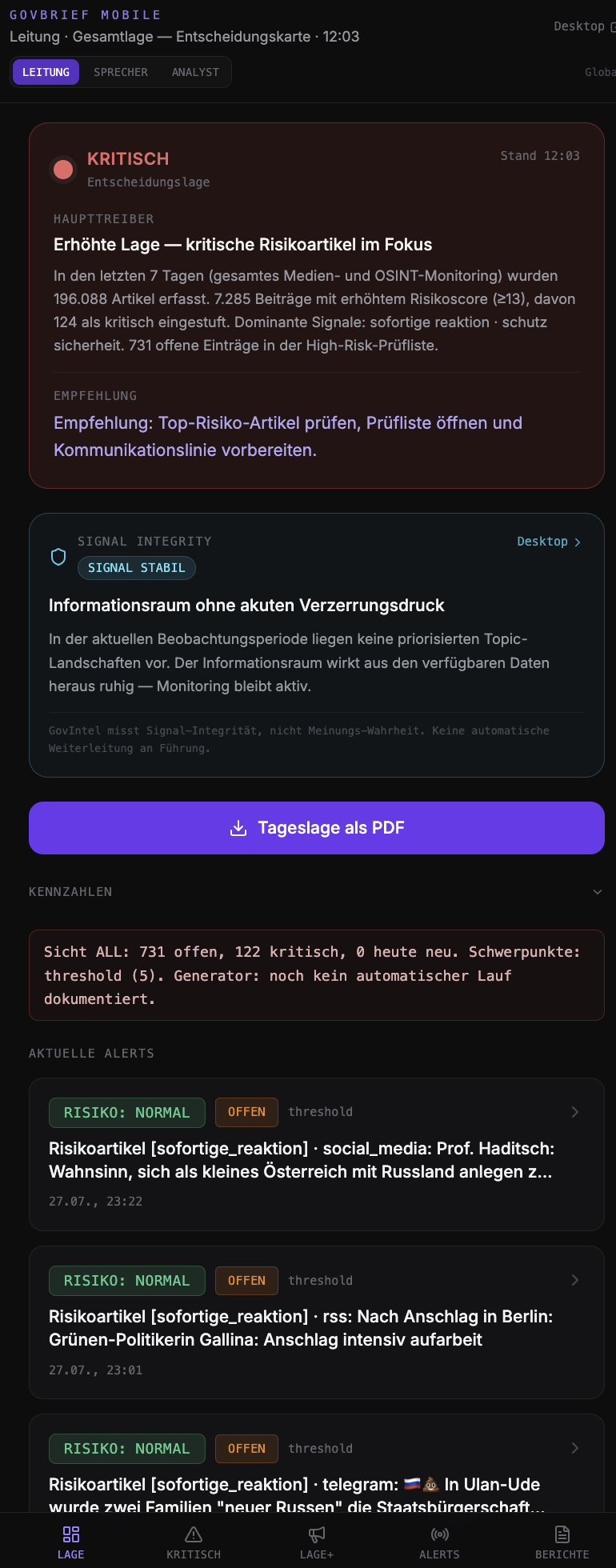 GovBrief Mobile